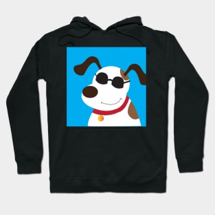 Cool Mutt with Sunglasses Mixed Breed Dog Hoodie